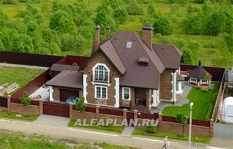 Строительство дома по проекту 38E - фото №1