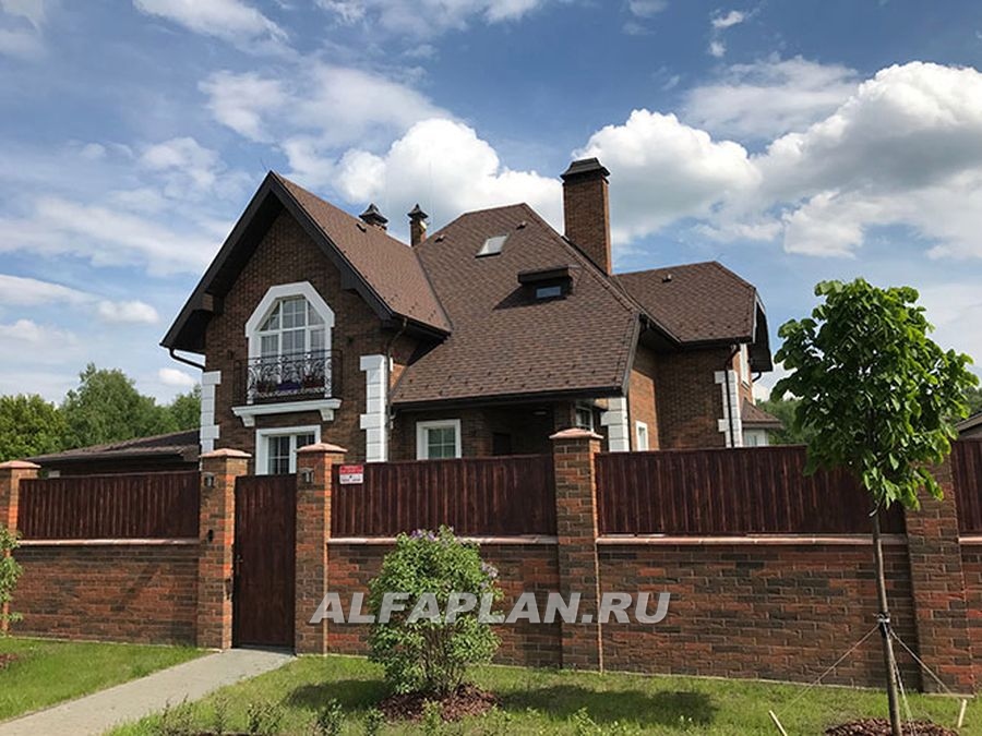 Строительство дома по проекту 38E - фото №2