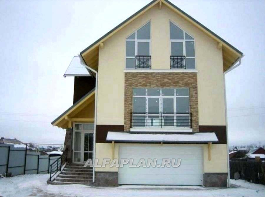 Строительство дома по проекту 72E - фото №2