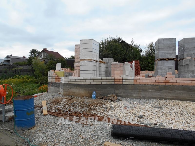 Строительство дома по проекту 73B - фото №16