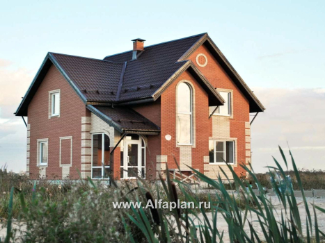 Проекты домов Альфаплан - «Приоритет»-  элегантный коттедж , удобный план дома - превью дополнительного изображения №2